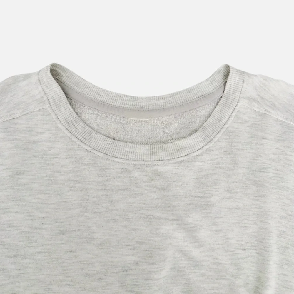 All in motion girls XL Gray Long Sleeve Top Thumbholes Pocket - Picture 9 of 11